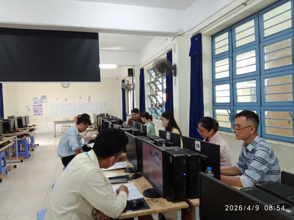 Sôi nổi sinh hoạt chuyên môn tháng 4 ​tổ công nghệ – tin học tổng kết giữa kỳ ii, chuẩn bị nước rút cho thi cuối năm