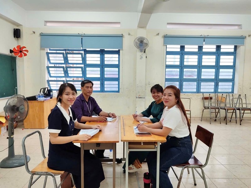 Sinh hoạt chuyên môn lần 3 tháng 4 tổ nghệ thuật