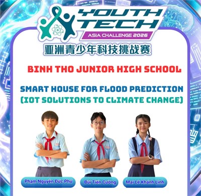 Lễ xuất quân học sinh tham gia Cuộc thi thử thách Sáng tạo trẻ Youth Tech Asia Challenge 2026