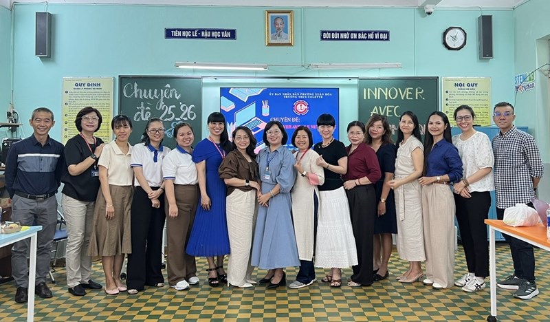 Chuyên đề cấp Thành phố:  Innover avec le numérique  (Đổi mới giảng dạy với kỹ thuật số)