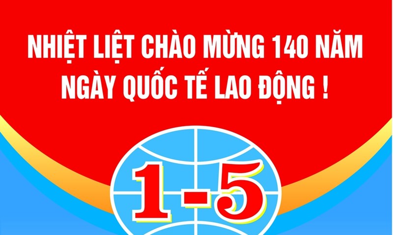 Kỷ niệm 140 năm Ngày Quốc tế Lao động (01/5/1886-01/5/2026)