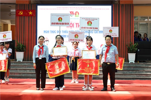 Hội thi nghi thức đội cấp cụm năm học 2025 - 2026