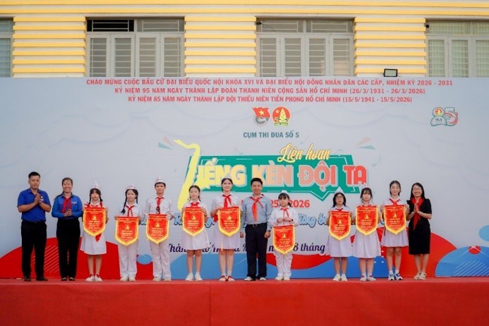 Liên hoan “Tiếng kèn đội ta” cấp Cụm – năm học 2025 – 2026