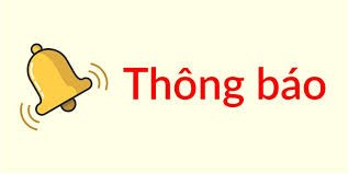 Thông báo.