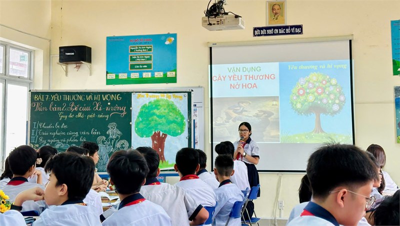 Đổi mới phương pháp trong tiết dạy ngữ văn tại trường thcs đống đa.