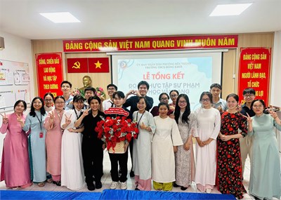 Trường thcs đồng khởi tổ chức lễ tổng kết thực tập sư phạm của sinh viên trường đại học văn lang năm học 2025–2026