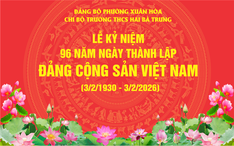 Lễ kỷ niệm 96 năm ngày thành lập đảng cộng sản việt nam (03/2/1930 - 03/2/2026)