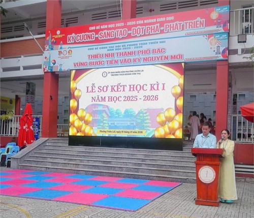 Lễ sơ kết học kì 1 năm học 2025 - 2026