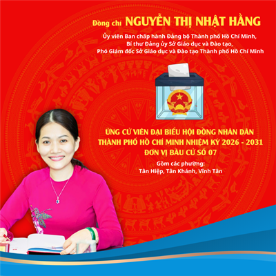[TỰ HÀO GIỚI THIỆU] NHÂN SỰ ỨNG CỬ ĐẠI BIỂU HỘI ĐỒNG NHÂN DÂN  THÀNH PHỐ HỒ CHÍ MINH - Nhiệm kỳ 2026 -2031