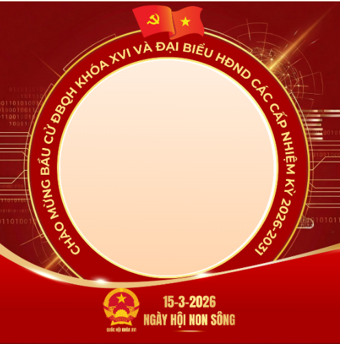 Hướng dẫn thay avatar chào mừng bầu cử đbqh khóa xvi và đại biểu hđnd các cấp nhiệm kỳ 2026–2031