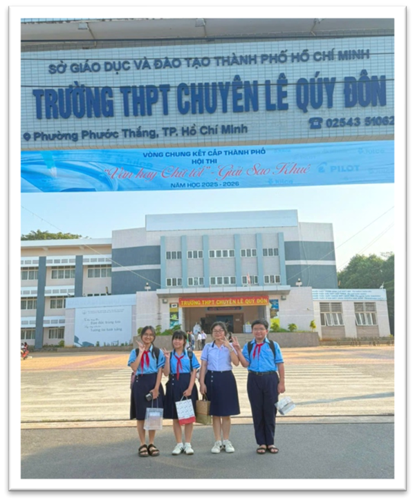 Trường THCS Hồ Văn Long ghi dấu ấn tại Cuộc thi “Văn hay – Chữ tốt, Giải Sao Khuê” năm học 2025–2026