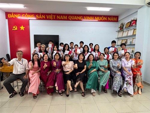 🌈 LỄ RA QUÂN ĐỘI TUYỂN HỌC SINH GIỎI LỚP 9 - Trường Trung học cơ sở Huỳnh Khương Ninh