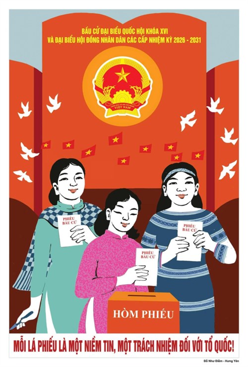 Ngày hội toàn dân cùng đi bầu cử