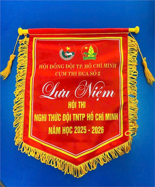 Trường THCS Khánh Hội tham gia thi Nghi thức Đội TNTP Hồ Chí Minh năm học 2025-2026 cụm thi đua số 2