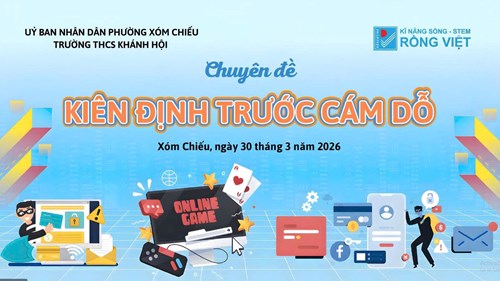 Sinh hoạt chuyên đề “Kiên định trước cám dỗ” sáng ngày 30/3/2026.