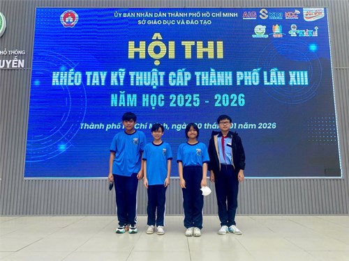 Họp mặt Đội tuyển Khéo tay Kĩ thuật cấp Thành phố năm học 2025-2026