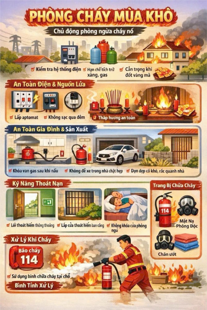 Truyền thông phòng cháy mùa khô