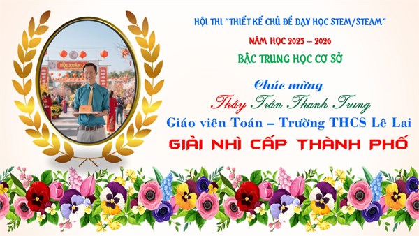 Tuyên dương giáo viên đạt giải Hội thi thiết kế chủ đề dạy học STEM/STEAM, chủ đề dạy học số cấp thành phố năm học 2025 - 2026