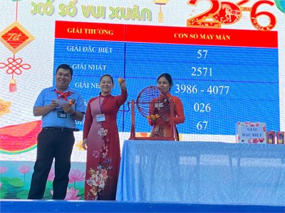 Liên Đội THCS Lê Lợi tổ chức xổ số Vui Xuân Bính Ngọ 2026