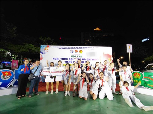 Liên Đội THCS Lê Lợi tham gia hội thi Nghi thức Đội và liên hoan  Tiếng kèn Đội ta  phường Xuân Hòa năm học 2025 - 2026