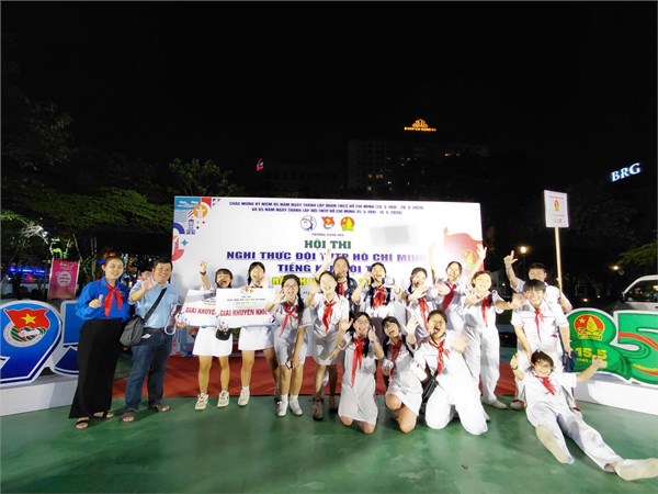 Liên Đội THCS Lê Lợi tham gia hội thi Nghi thức Đội và liên hoan  Tiếng kèn Đội ta  phường Xuân Hòa năm học 2025 - 2026