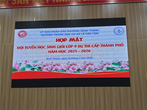 Buổi gặp mặt thân mật tiếp sức đội tuyển Học sinh giỏi khối 9