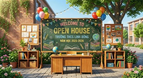 Tiết học mở (Open House) dưới sân trường sáng ngày 10.01.2026