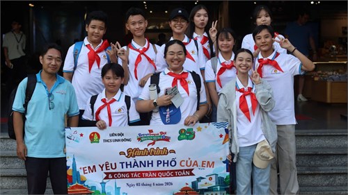 [ Liên Đội] HÀNH TRÌNH “EM YÊU THÀNH PHỐ CỦA EM