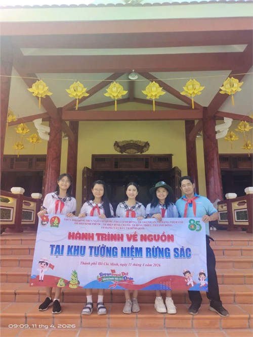 [Liên Đội]  HÀNH TRÌNH VỀ NGUỒN – DẤU ẤN VƯỜN SÁC