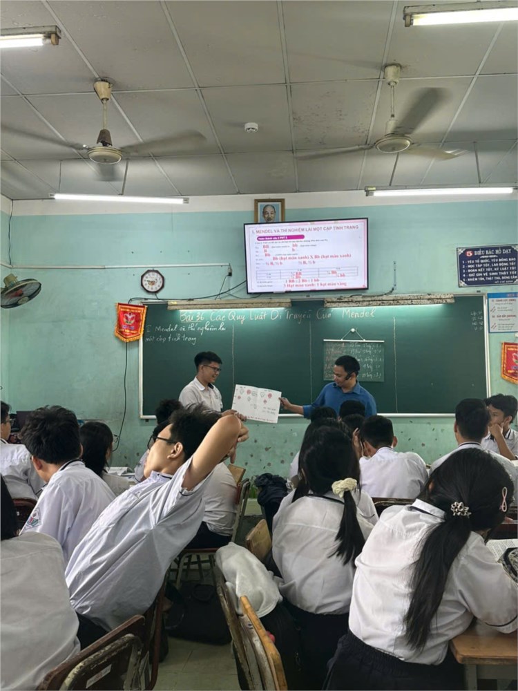 Thầy Nguyễn Văn Tuấn Thực Hiện Thao Giảng Lần 2 Học Kỳ 2 Tại Lớp 9/1