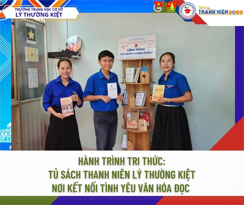 Hành trình tri  thức: Tủ sách Thanh niên Lý Thường Kiệt - Nơi kết nối tình yêu văn hóa đọc