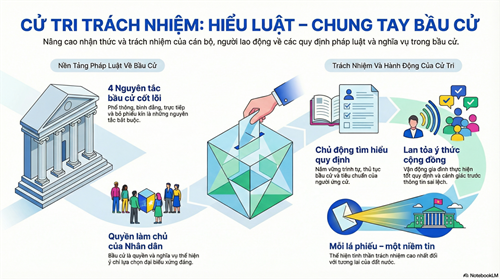 Bản tin tuyên truyền: phổ biến các quy định pháp luật về bầu cử