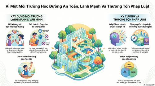 Vì Một Môi Trường Học Đường An Toàn, Lành Mạnh Và Thượng Tôn Pháp Luật