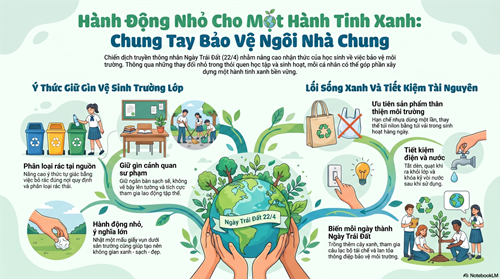 Chung Tay Bảo Vệ  Ngôi Nhà Chung : Hành Động Nhỏ Cho Một Hành Tinh Xanh