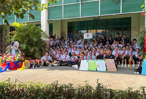 🏅✨ Liên đội THCS Mạc Đĩnh Chi tỏa sáng tại hội thi Nghi thức Đội cụm thi đua số 04 ✨🏅