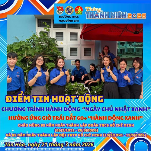 🌍 Sôi nổi  Ngày chủ nhật xanh  – Lan tỏa thông điệp 60+ giờ trái đất  Hành động xanh  🌱