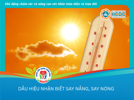 Dấu hiệu nhận biết say nắng, say nóng