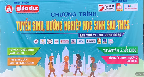 Chương trình tuyển sinh, hướng nghiệp cho học sinh sau THCS năm học 2025 - 2026