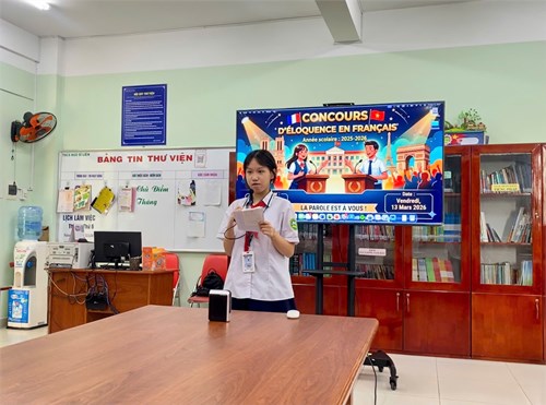 Sôi nổi cuộc thi hùng biện tiếng Pháp – Tìm ra những gương mặt xuất sắc