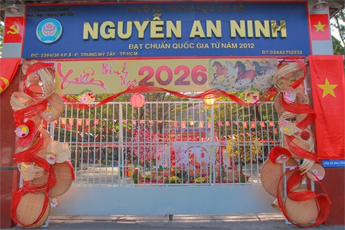 🎋✨ rộn ràng không khí xuân tại thcs nguyễn an ninh ✨🎋