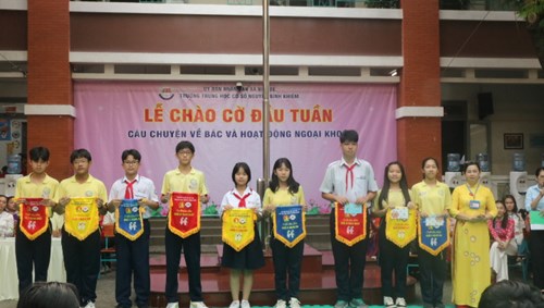 Sinh hoạt dưới cờ tuần 27 Năm học 2025 - 2026
