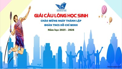 Sơ đồ thi đấu giải Cầu lông học sinh năm học 2025-2026, Chào mừng ngày thành lập Đoàn TNCS Hồ Chí Minh