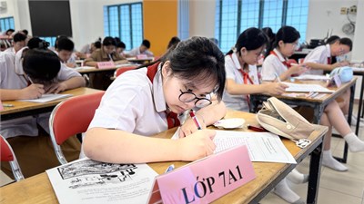 Danh sách phòng kiểm tra, đánh giá cuối kỳ 2 - Năm học 2025-2026 - Khối 7