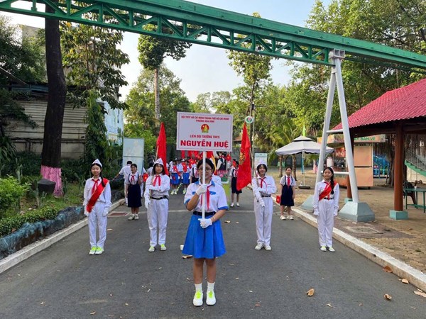 Chào mừng hội thi Nghi thức Đội và Liên hoan  Tiếng kèn Đội ta  Cụm  - Năm học 2025 – 2026