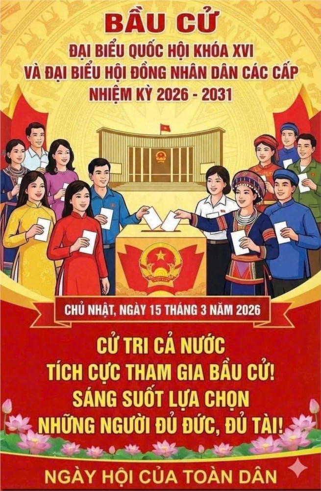 Hướng về ngày bầu cử 15/3/2026 – Thực hiện quyền và nghĩa vụ công dân