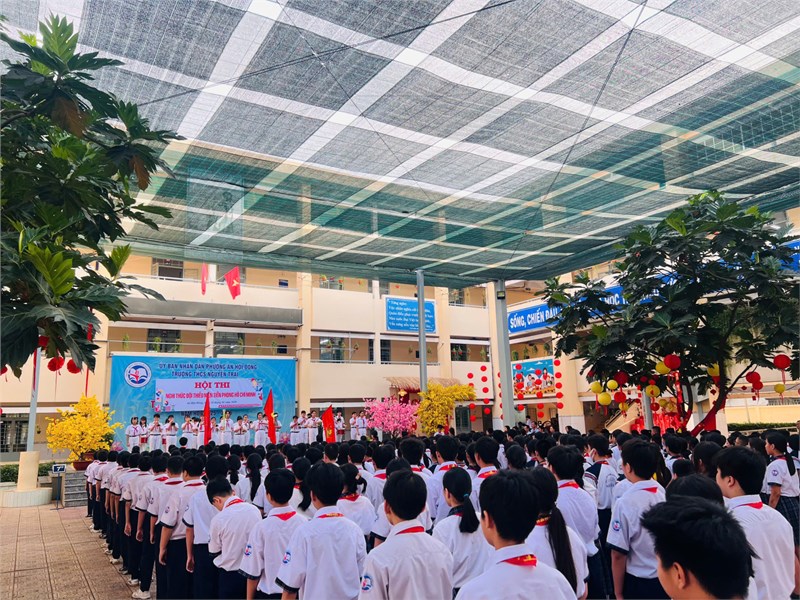 Hội thi nghi thức đội thiếu niên tiền phong Hồ Chí Minh cấp trường năm học 2025-2026