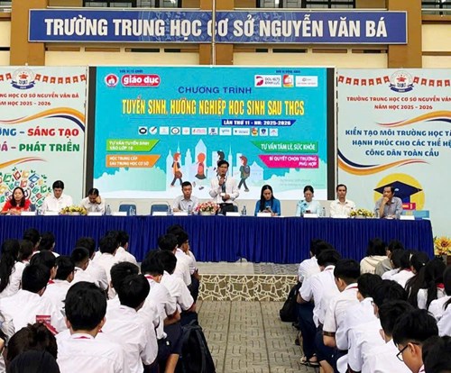 Chương trình tư vấn Tuyển sinh - Hướng nghiệp học sinh sau THCS năm học 2025-2026