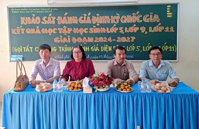 🍃🌸🍃 Sáng nay, NVB là một trong 147 trường THCS tại TP.HCM được Bộ GD-ĐT chọn thực hiện khảo sát đánh giá định kì quốc gia kết quả học tập của HS lớp 9 giai đoạn 2024-2027 (Gọi tắt Chương trình đánh giá diện rộng lớp 5, lớp 9, lớp 11)