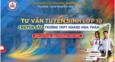 💐 Trân trọng chào đón thầy Huỳnh Văn Bình- Phó Hiệu trưởng trường THPT Hoàng Hoa Thám đến giới thiệu về ngôi trường gần 50 năm tuổi, là một trong 149 trường THPT trên toàn quốc được Đại học Quốc gia TP. HCM ưu tiên xét tuyển; là 1 trong 22 trường THPT được ưu tiên tại TP.HCM.