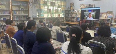 Sáng ngày 18 tháng 04 năm 2026 Trường THCS Nguyễn Văn Nghi tham dự hội nghị tập huấn công tác nhập dữ liệu Tuyền sinh vào lớp 10 năm học 2026 – 2027